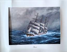 Adolf Bockin (1890–1968) Pamir .offset-litografia 1964  koko 43x60 cm painokuva