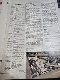 Rolls Royce 1975 myyntiesite. Oy  suomen autoteollisuus ab.
