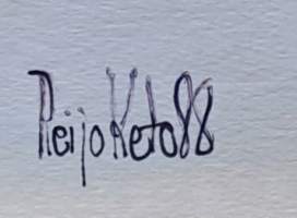 Reijo Keto,"Merentutkimusalus"  akvarelli / guassi maalaus sign 1988, koko 50x65 cm kehystämätön