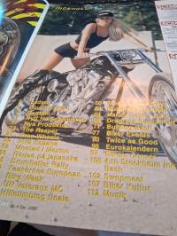 Scanbike N.o 6 / 2000.Ruotsin kielinen, Pohjoismaihin suunnattu moottoripyörä lehti.Mainoksia  pyörien ja  varaosien  myyntipaikoista.