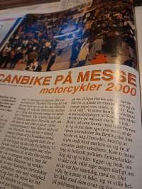 Scanbike. Ruotsin kielinen pohjoismaille suunnattu moottoripyörä / aikuisviihde lehti n:o 2, 2000. Iloisia kuvia isoista tapahtumista vesien äärellä tai syömässä