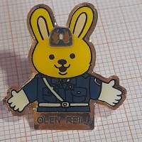 Poliisi olen reilu / pinssi / rintamerkki.