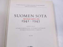 Suomen sota 1941-1945 4. osa Karjalan armeijan eteneminen Maaselän kannakselle v. 1941. Ruskea nahkakansi