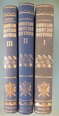 Suojeluskuntain historia I - III.  ( itsenäistyminen, sotahistoria, maanpuolustus )