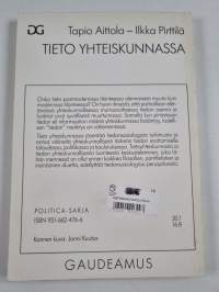 Tieto yhteiskunnassa : tiedonsosiologinen tarkastelu