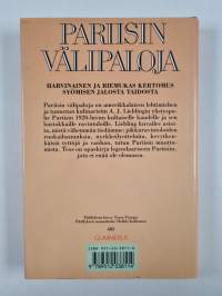 Pariisin välipaloja : Kaupunki makuelämyksinä