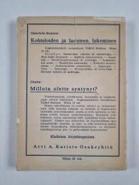 Kädestä katsominen