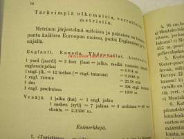 Laskuesimerkkejä Ammatti ja teollisuuselämään sovellettuja laskuesimerkkejä Yleisvihko ammatti- ja käsityöläiskoulujen sekä kansakoulujen jatkoluokkien tarpeeksi...