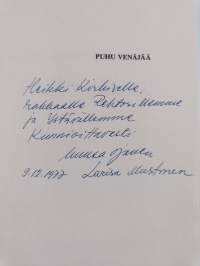 Puhu venäjää (signeerattu, tekijän omiste)