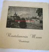 esite /pääsylippu rautalammin museo