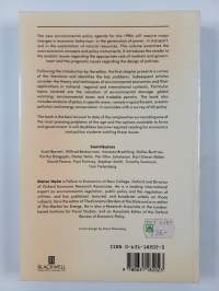 Economic policy towards the environment