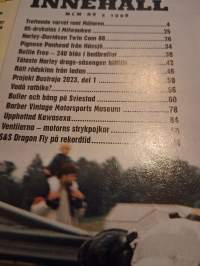 MCM- Moottoripyöräily lehti n:o 5/ 1998.Ruotsin kielinen. Naisia mukana kyydissä,ajamassa tai esittelemässä pyöriä. Iloisia ilmeita joukkotapaamisessa.