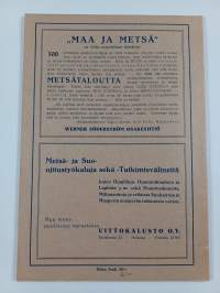 Vesiperäisten metsämaiden ojittaminen