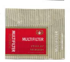 Multifilter- tupakkaetiketti tupakka-askin kansi