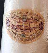 Sokeritoppa; Töölön sokeritehtaan sokeritoppa avaamaton tuotepakkaus n 1920-30 luku