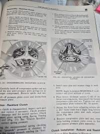 Willys  trucks ja station wagons mechanics manual. 1955