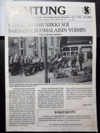 Achtung nr 7 (1/1995) Veljesapu-Perinneyhdistys ry:n jäsen ja tiedotuslehti