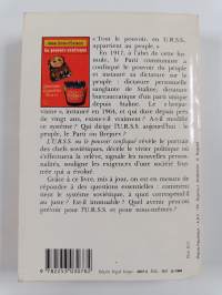 Le pouvoir confisqué - gouvernants et gouvernés en U.R.S.S.
