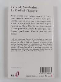 Le cardinal d'Espagne - pièce en trois actes