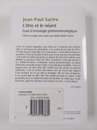 L'être et le néant : essai d'ontologie phénoménologique