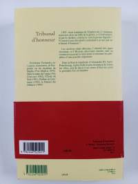 Tribunal d'honneur : roman