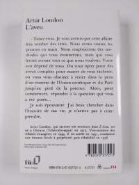 L'Aveu - Dans l'engrenage du procès de Prague