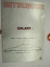 Mitsubishi Galant 1600 GL, 2000 GL, 2000 GLX, 2000 GLX-A/T 1981 -myyntiesite