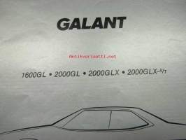 Mitsubishi Galant 1600 GL, 2000 GL, 2000 GLX, 2000 GLX-A/T 1981 -myyntiesite