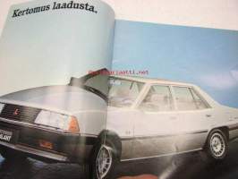 Mitsubishi Galant 1600 GL, 2000 GL, 2000 GLX, 2000 GLX-A/T 1981 -myyntiesite