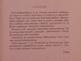 Kriminaalitaktiikka.   (  rikostutkinta, poliisi, kuulustelu, rikospaikkatutkimus, nostalgia, 60-luku )