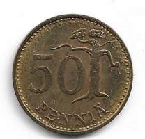 50 penniä  1967