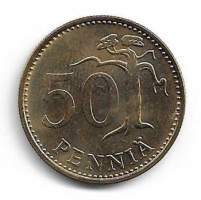 50 penniä  1968