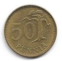 50 penniä  1970 UNC
