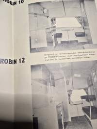 Robin 10 ja 12  asuntovaunu myyntiesite.