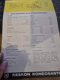 Allis- chalmers TL 40 pyöräkuormaaja myyntiesite.