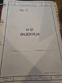 Lokomo  Vr 12 veturi ohjekirja.