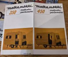 matkamökki asuntovaunu myyntiesite.