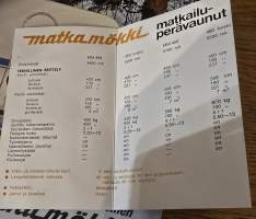 matkamökki asuntovaunu myyntiesite.
