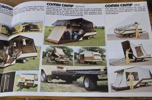 Combi- camp telttaperäkärry myyntiesite.