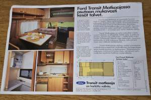 Ford matkaaja asuntoauto  myyntiesite.