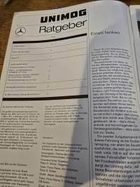 Unimog  ratgeber lehti  1971