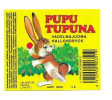 Pupu Tupuna ( Pirkko Koskimies ) -  juomaetiketti