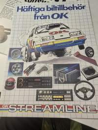 OK Streamline auto varuste luettelo..