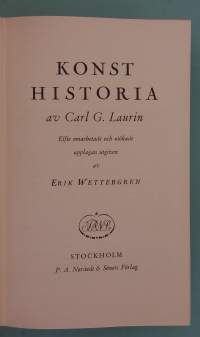 Konsthistoria.   ( länsimainen taide )