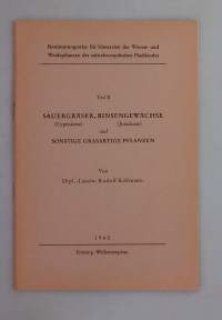 Bestimmungsatlas für Sämereien der Wiesen- und Weidepflanzen des mitteleuropäischen Flachlande. ( Kasvitiede, maataloustiede )