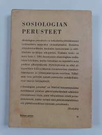 Sosiologian perusteet