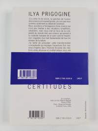La fin des certitudes : temps, chaos et les lois de la nature
