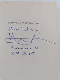 Kasvonsa menettänyt mies (signeerattu, tekijän omiste)