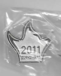 Turku 2011  rintamerkki pinssi käyttämätön alkuperäisessä pakkauksessa