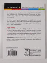 Économie politique 1-2 : Économie descriptive et comptabilité nationale ; Microéconomie
